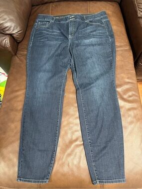 Lane Bryant Dark Blue High-Rise Stretch Jeans 24W EUC …….151